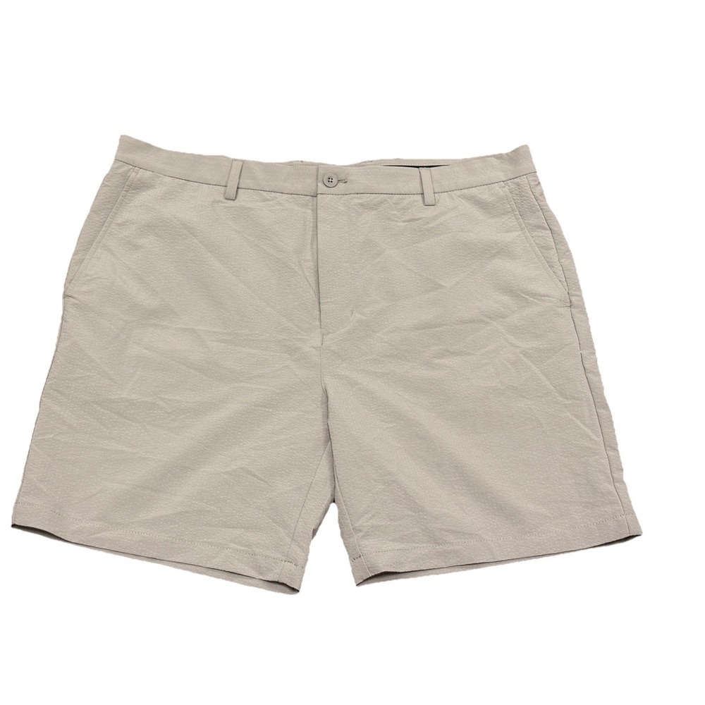 Vineyard Vines Light Tan Performance Chino Short Size Mens 40 Seersucker